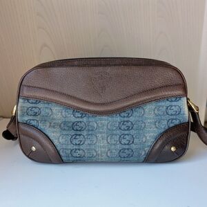 Vintage Gucci Denim Shoulder Bag
